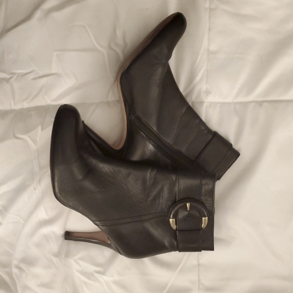 Black ankle boots